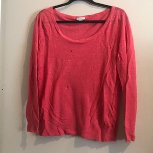 Lightweight pink sweater